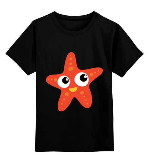 Заказать детскую футболку в Москве. Детская футболка классическая унисекс Морская звезда от nadegda - готовые дизайны и нанесение принтов.