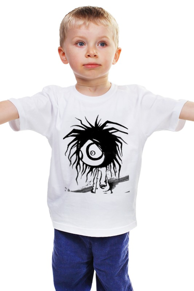 Заказать детскую футболку в Москве. Детская футболка классическая унисекс Глаз на дороге от avtosave@mail.ru - готовые дизайны и нанесение принтов.