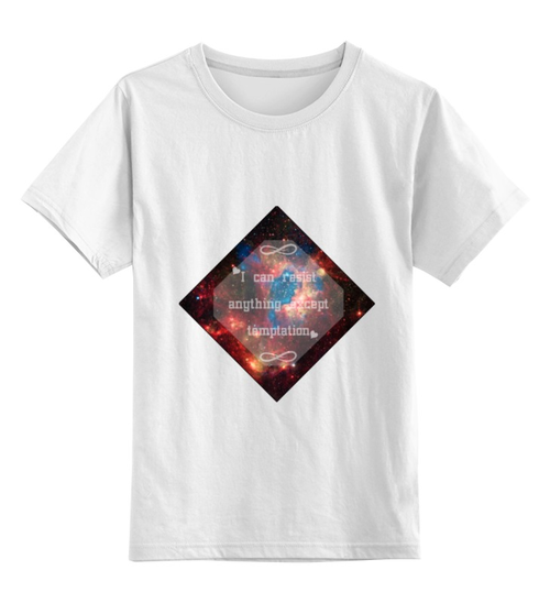 Заказать детскую футболку в Москве. Детская футболка классическая унисекс Infinite Space от Лера Котова - готовые дизайны и нанесение принтов.