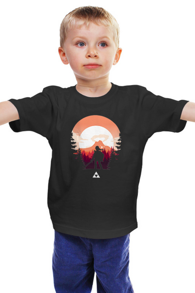 Заказать детскую футболку в Москве. Детская футболка классическая унисекс The Legend of Zelda от cherdantcev - готовые дизайны и нанесение принтов.