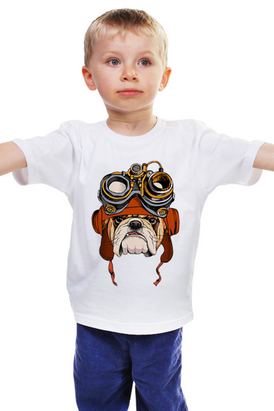 Заказать детскую футболку в Москве. Детская футболка классическая унисекс ✈ AirDog ✈ от balden - готовые дизайны и нанесение принтов.