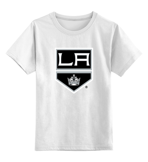 Заказать детскую футболку в Москве. Детская футболка классическая унисекс Los Angeles Kings / NHL USA от KinoArt - готовые дизайны и нанесение принтов.