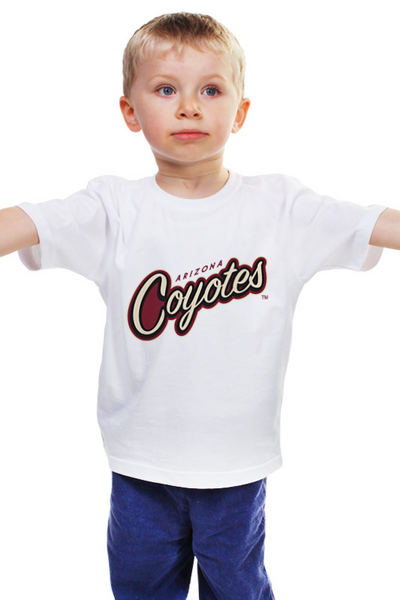 Заказать детскую футболку в Москве. Детская футболка классическая унисекс Arizona Coyotes от kspsshop - готовые дизайны и нанесение принтов.