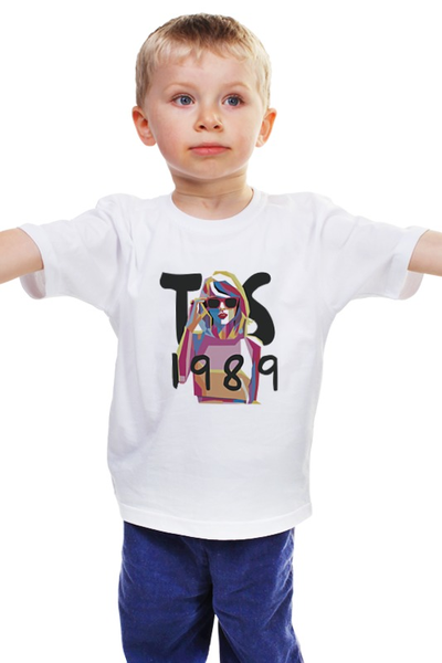 Заказать детскую футболку в Москве. Детская футболка классическая унисекс Taylor Swift  от cherdantcev - готовые дизайны и нанесение принтов.