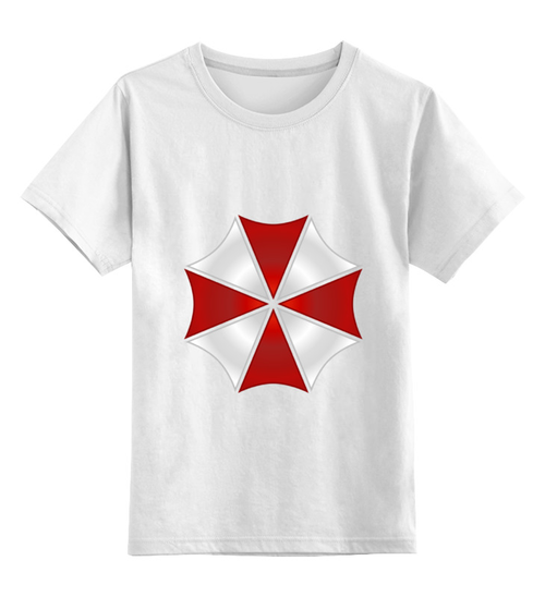 Заказать детскую футболку в Москве. Детская футболка классическая унисекс Umbrella Corporation от game-fan - готовые дизайны и нанесение принтов.