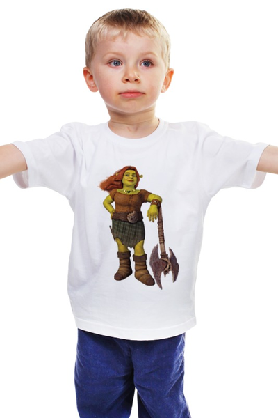 Заказать детскую футболку в Москве. Детская футболка классическая унисекс Принцесса Фиона от YellowCloverShop - готовые дизайны и нанесение принтов.