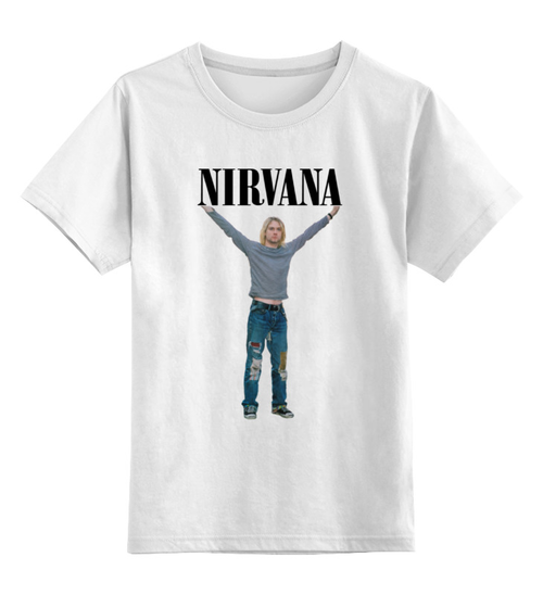 Заказать детскую футболку в Москве. Детская футболка классическая унисекс Nirvana от rancid - готовые дизайны и нанесение принтов.