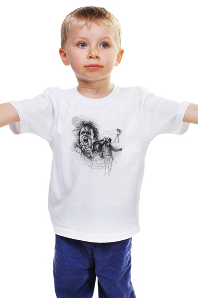 Заказать детскую футболку в Москве. Детская футболка классическая унисекс Знаменитости от Leichenwagen - готовые дизайны и нанесение принтов.