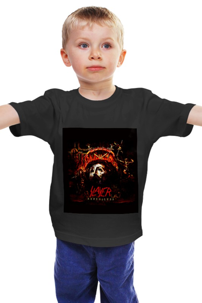 Заказать детскую футболку в Москве. Детская футболка классическая унисекс Slayer Repentless 2015 от Илья - готовые дизайны и нанесение принтов.