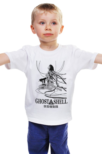 Заказать детскую футболку в Москве. Детская футболка классическая унисекс Призрак в доспехах от geekbox - готовые дизайны и нанесение принтов.