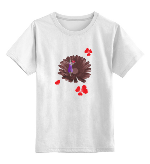 Заказать детскую футболку в Москве. Детская футболка классическая унисекс Влюблённая фея от Тари  Танте - готовые дизайны и нанесение принтов.