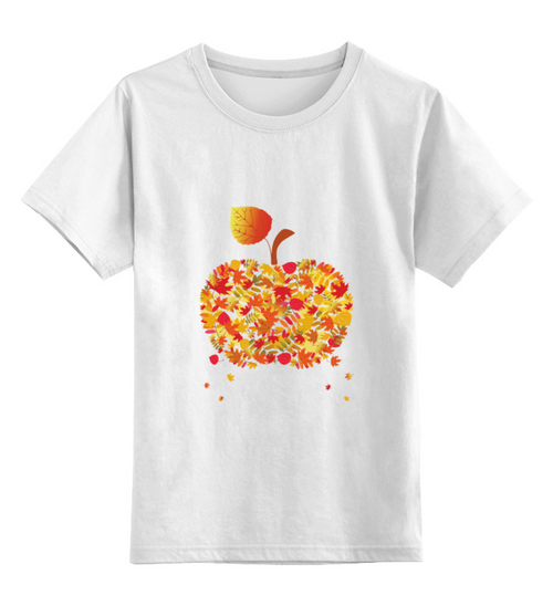 Заказать детскую футболку в Москве. Детская футболка классическая унисекс Autumn от ZVER  - готовые дизайны и нанесение принтов.