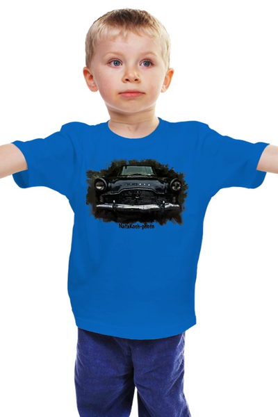 Заказать детскую футболку в Москве. Детская футболка классическая унисекс Автомобиль от NataKoch  - готовые дизайны и нанесение принтов.