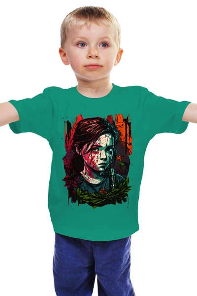Заказать детскую футболку в Москве. Детская футболка классическая унисекс Ellie - The Last of Us от PolterX  - готовые дизайны и нанесение принтов.