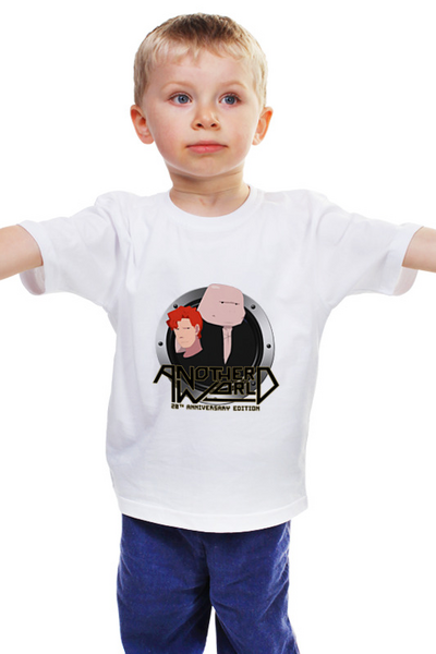 Заказать детскую футболку в Москве. Детская футболка классическая унисекс Another World от THE_NISE  - готовые дизайны и нанесение принтов.