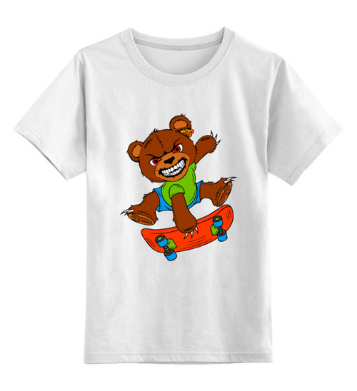Заказать детскую футболку в Москве. Детская футболка классическая унисекс ߷Happy Bear߷ от balden - готовые дизайны и нанесение принтов.