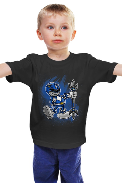 Заказать детскую футболку в Москве. Детская футболка классическая унисекс Синий Рейнджер от printik - готовые дизайны и нанесение принтов.