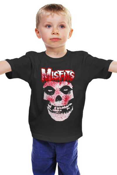 Заказать детскую футболку в Москве. Детская футболка классическая унисекс Misfits от Николай  Вахлаков  - готовые дизайны и нанесение принтов.