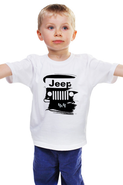 Заказать детскую футболку в Москве. Детская футболка классическая унисекс Внедорожник от gent777 - готовые дизайны и нанесение принтов.