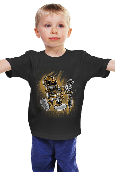 Заказать детскую футболку в Москве. Детская футболка классическая унисекс Белый Рейнджер от printik - готовые дизайны и нанесение принтов.