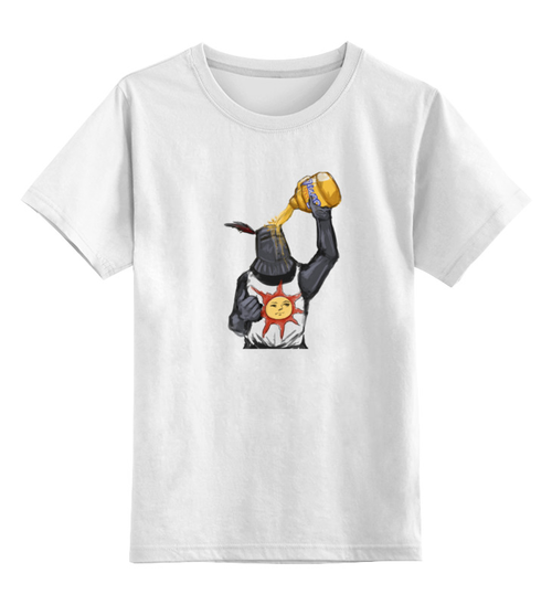 Заказать детскую футболку в Москве. Детская футболка классическая унисекс Dark Souls от cherdantcev - готовые дизайны и нанесение принтов.
