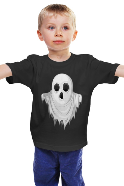 Заказать детскую футболку в Москве. Детская футболка классическая унисекс GHOST от CoolDesign - готовые дизайны и нанесение принтов.