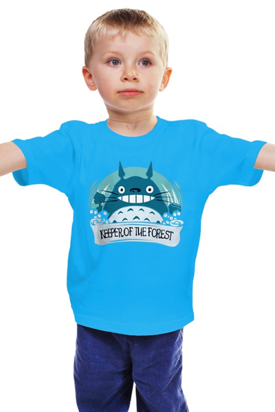 Заказать детскую футболку в Москве. Детская футболка классическая унисекс   TONARI NO TOTORO от cherdantcev - готовые дизайны и нанесение принтов.