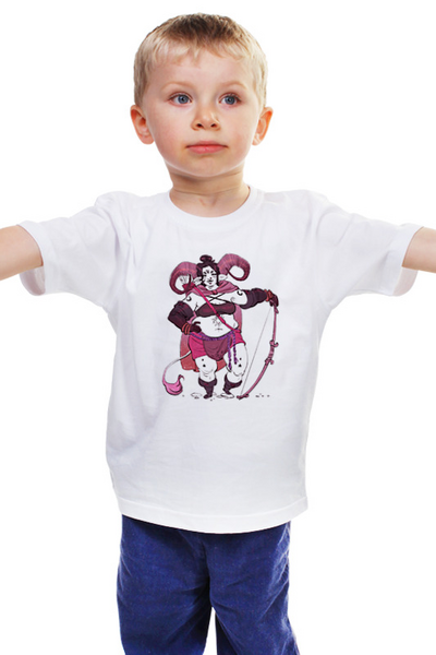 Заказать детскую футболку в Москве. Детская футболка классическая унисекс Знак зодиака Овен от theirenemen - готовые дизайны и нанесение принтов.