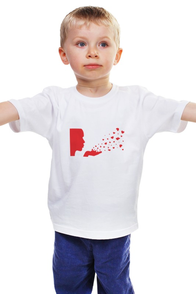 Заказать детскую футболку в Москве. Детская футболка классическая унисекс Дуновение от pyzhik - готовые дизайны и нанесение принтов.