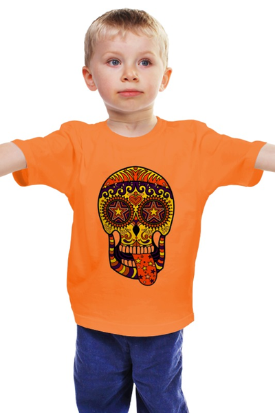 Заказать детскую футболку в Москве. Детская футболка классическая унисекс PSYSCULL от folgakauchuk - готовые дизайны и нанесение принтов.
