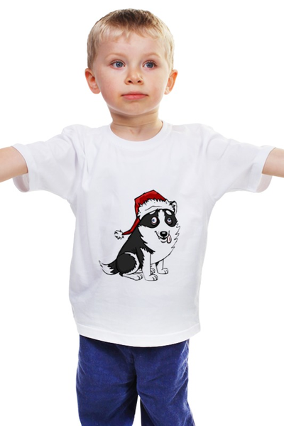 Заказать детскую футболку в Москве. Детская футболка классическая унисекс Smokey от КОТ - готовые дизайны и нанесение принтов.