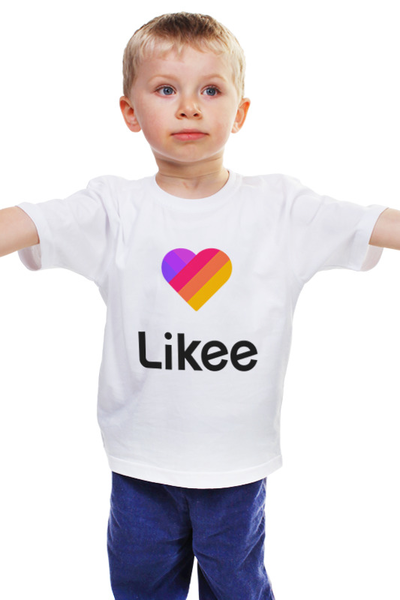Заказать детскую футболку в Москве. Детская футболка классическая унисекс Likee от Roman Aleshchenko - готовые дизайны и нанесение принтов.