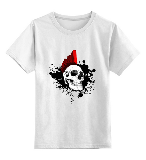 Заказать детскую футболку в Москве. Детская футболка классическая унисекс Скелет от THE_NISE  - готовые дизайны и нанесение принтов.