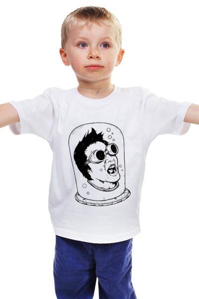 Заказать детскую футболку в Москве. Детская футболка классическая унисекс Голова в банке от YellowCloverShop - готовые дизайны и нанесение принтов.