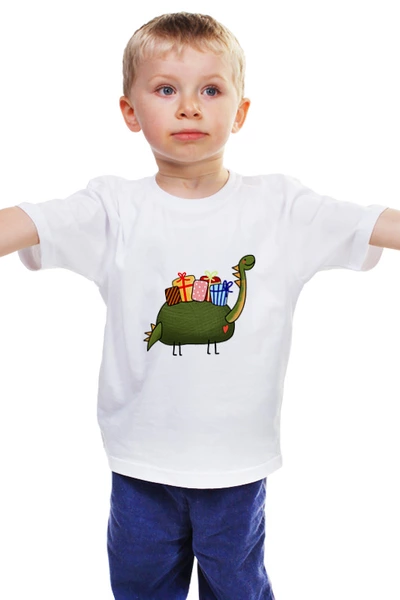 Заказать детскую футболку в Москве. Детская футболка классическая унисекс Подарки  от Ирина Акельева - готовые дизайны и нанесение принтов.