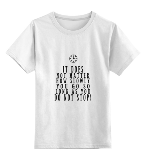 Заказать детскую футболку в Москве. Детская футболка классическая унисекс Время от Aleksey Sinyakov - готовые дизайны и нанесение принтов.