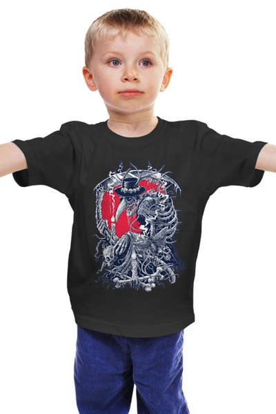 Заказать детскую футболку в Москве. Детская футболка классическая унисекс Чумной доктор от printik - готовые дизайны и нанесение принтов.