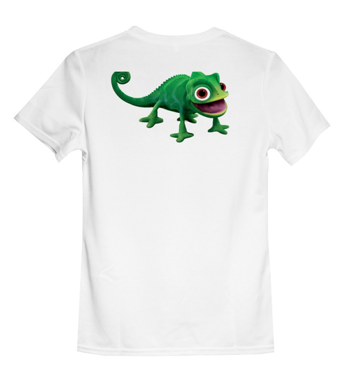 Заказать детскую футболку в Москве. Детская футболка классическая унисекс Футболка из серии "Хамелеон" от kiddy - готовые дизайны и нанесение принтов.