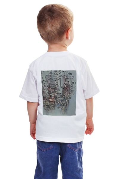 Заказать детскую футболку в Москве. Детская футболка классическая унисекс Цифры от Apfelbaum - готовые дизайны и нанесение принтов.