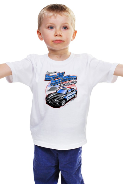 Заказать детскую футболку в Москве. Детская футболка классическая унисекс Машина от T-shirt print  - готовые дизайны и нанесение принтов.