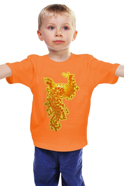 Заказать детскую футболку в Москве. Детская футболка классическая унисекс Жар-птица от valezar - готовые дизайны и нанесение принтов.