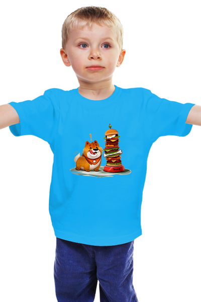 Заказать детскую футболку в Москве. Детская футболка классическая унисекс Большой бутер от ПРИНТЫ ПЕЧАТЬ  - готовые дизайны и нанесение принтов.
