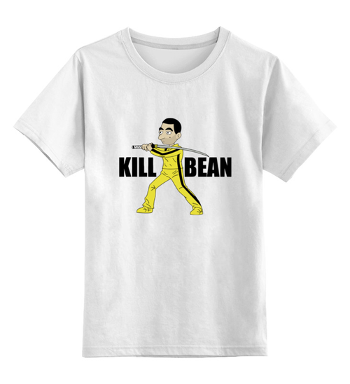 Заказать детскую футболку в Москве. Детская футболка классическая унисекс Kill Bean от skynatural - готовые дизайны и нанесение принтов.
