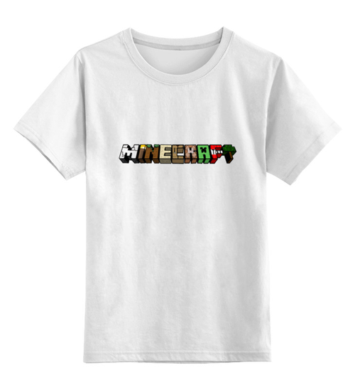 Заказать детскую футболку в Москве. Детская футболка классическая унисекс Minecraft от YellowCloverShop - готовые дизайны и нанесение принтов.