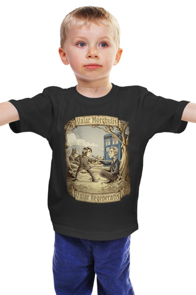 Заказать детскую футболку в Москве. Детская футболка классическая унисекс Регенерация от printik - готовые дизайны и нанесение принтов.