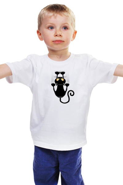 Заказать детскую футболку в Москве. Детская футболка классическая унисекс Царапка от forvard - готовые дизайны и нанесение принтов.