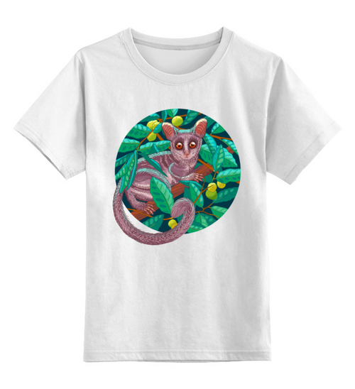 Заказать детскую футболку в Москве. Детская футболка классическая унисекс ☀Тарсиер☀ от balden - готовые дизайны и нанесение принтов.