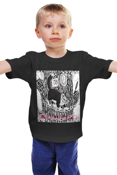 Заказать детскую футболку в Москве. Детская футболка классическая унисекс Котучёный от anchous77@yandex.ru - готовые дизайны и нанесение принтов.