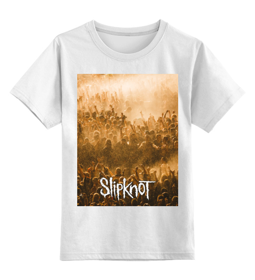 Заказать детскую футболку в Москве. Детская футболка классическая унисекс Slipknot от Vladec11 - готовые дизайны и нанесение принтов.