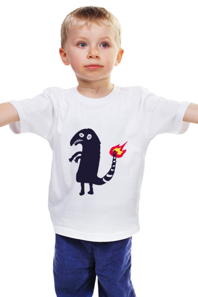 Заказать детскую футболку в Москве. Детская футболка классическая унисекс Милый монстр от Рисуя Добро - готовые дизайны и нанесение принтов.